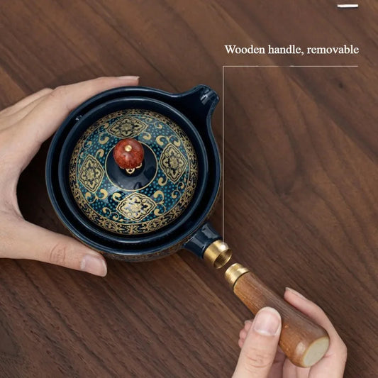Ceramic Rotating Teapot