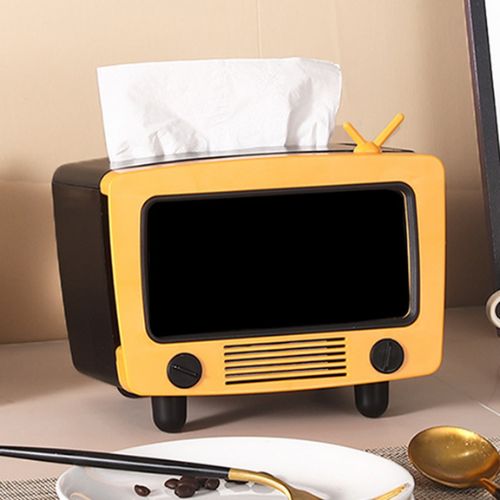 TV Tissue - Box Phone Holder