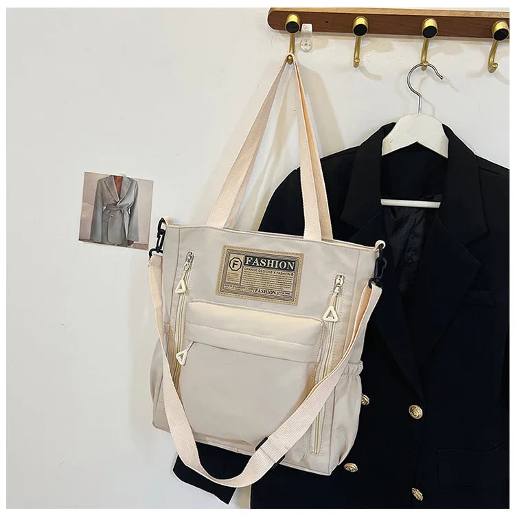 K-Style Multi-Pocket University Tote