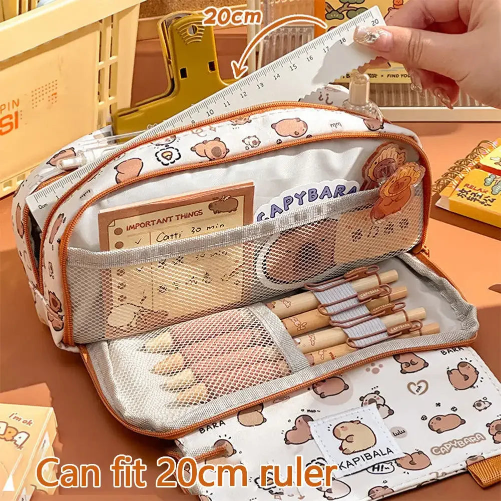 Cute Capybara Pencil Case