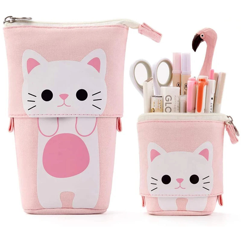Cute Cat Pop-Up Pencil Case