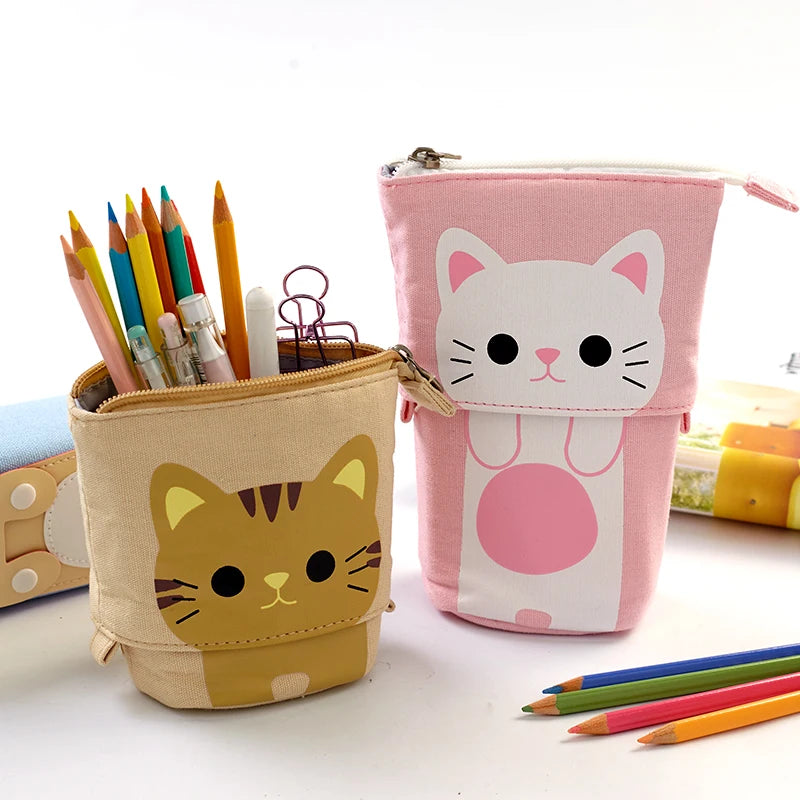 Cute Cat Pop-Up Pencil Case