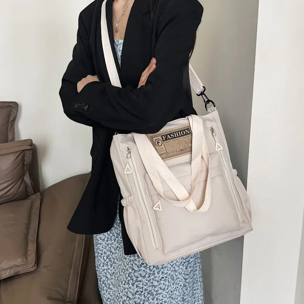 K-Style Multi-Pocket University Tote