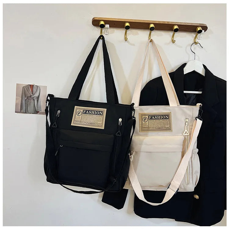 K-Style Multi-Pocket University Tote