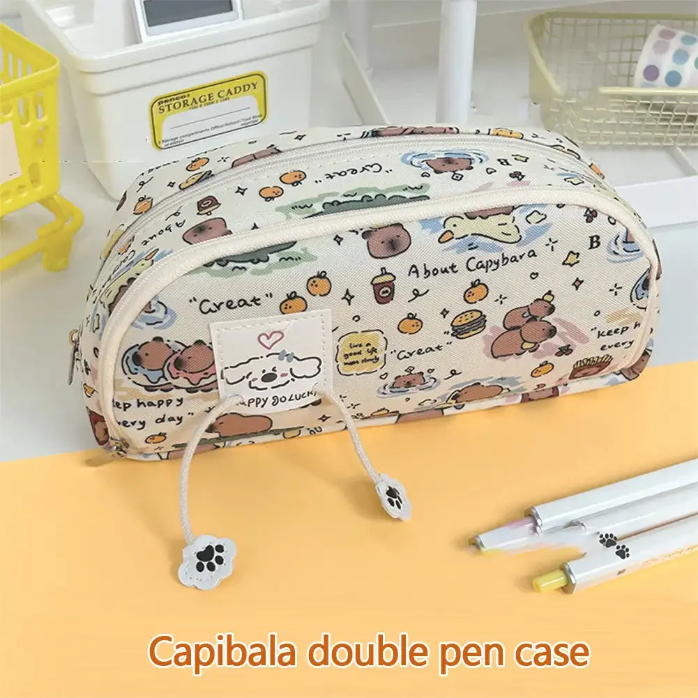 Cute Capybara Pencil Case