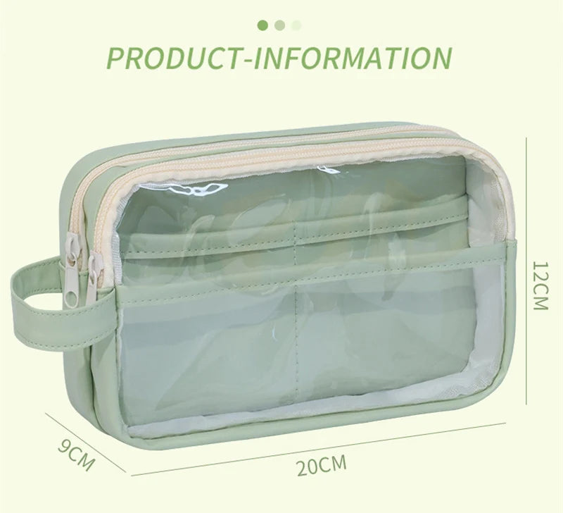 Transparent School Supplies Bag