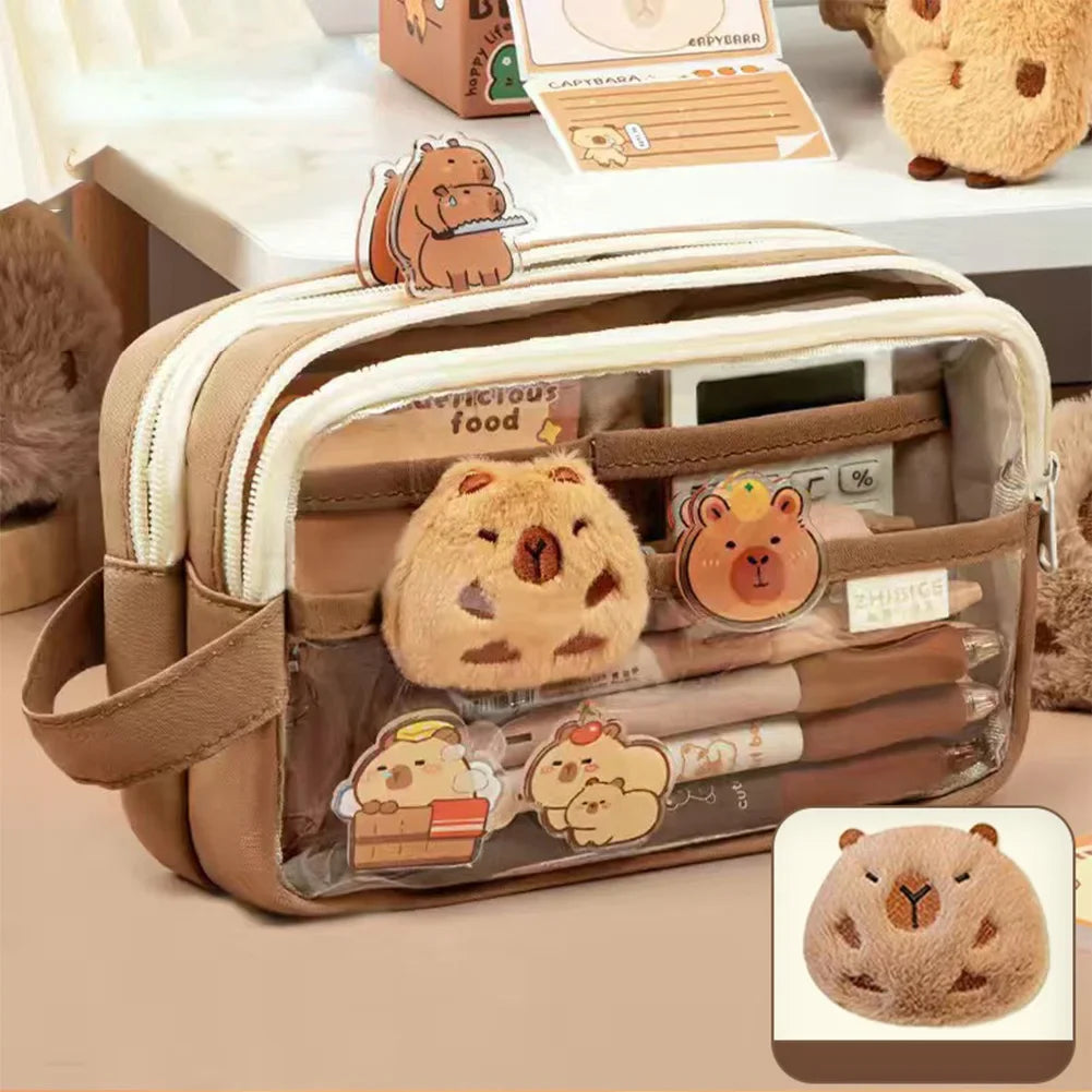 Aesthetic Capybara Pencil Bag