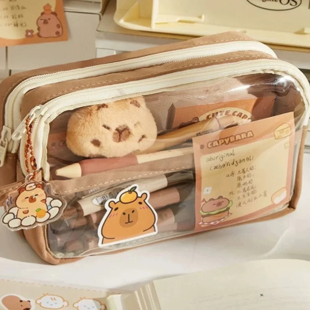 Aesthetic Capybara Pencil Bag