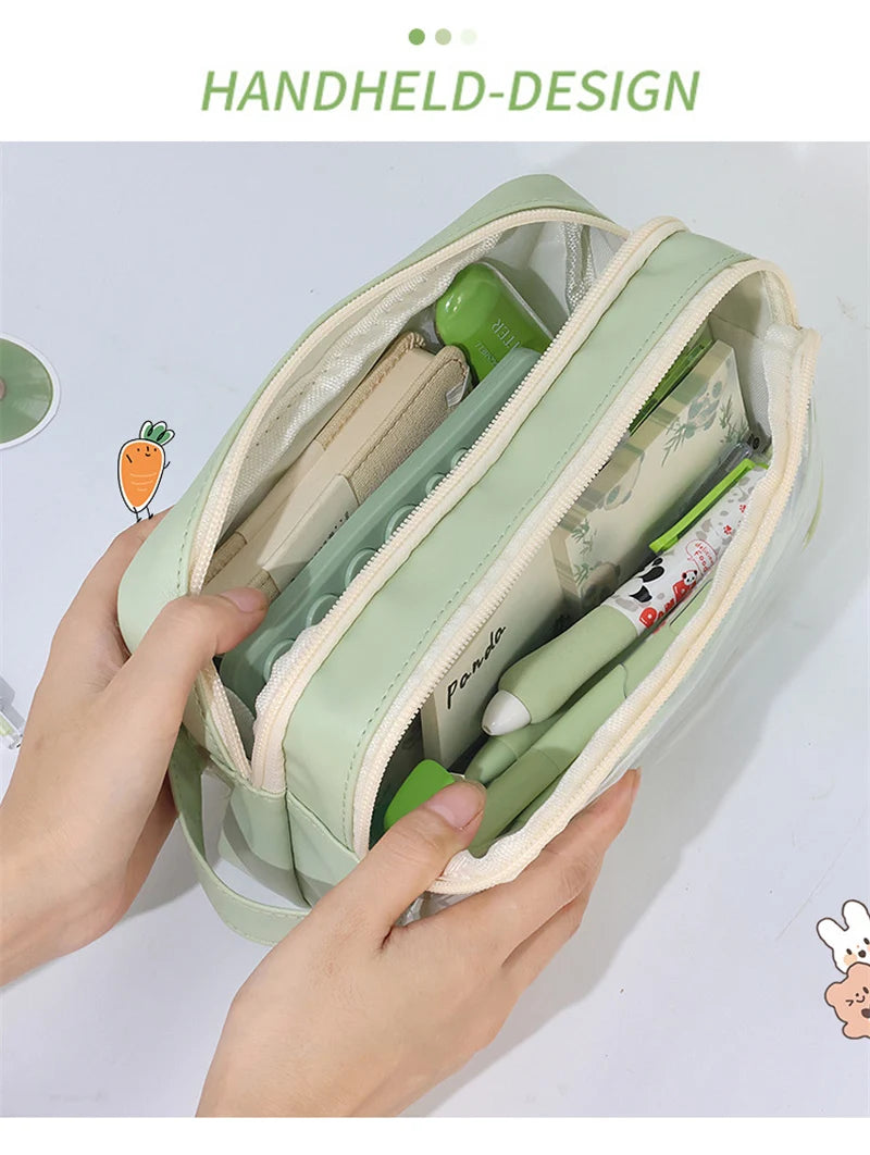 Transparent School Supplies Bag