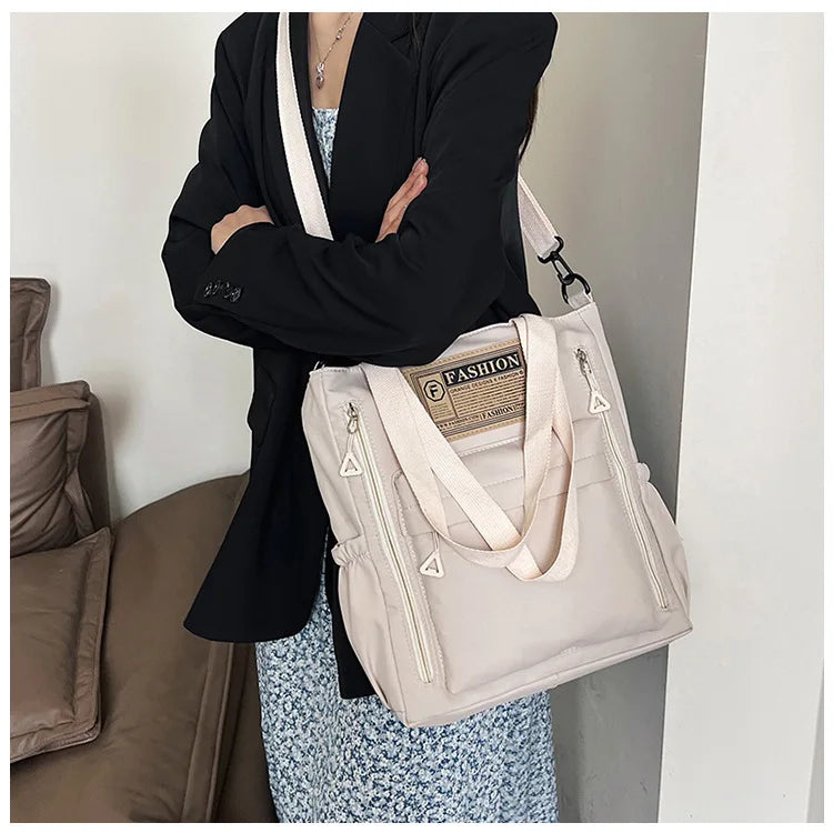 K-Style Multi-Pocket University Tote