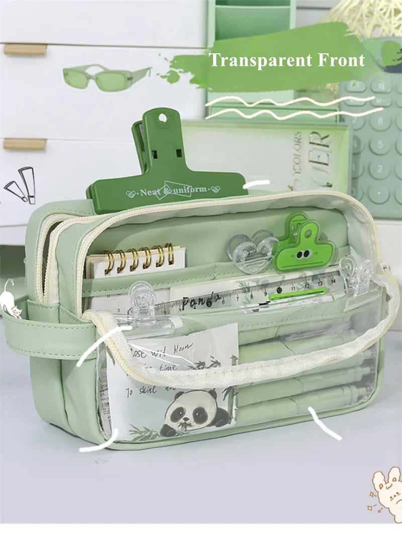 Transparent School Supplies Bag