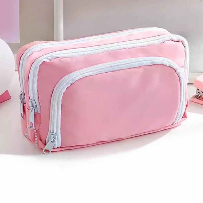 Girls School Supplies Pink Aesthetic Bag