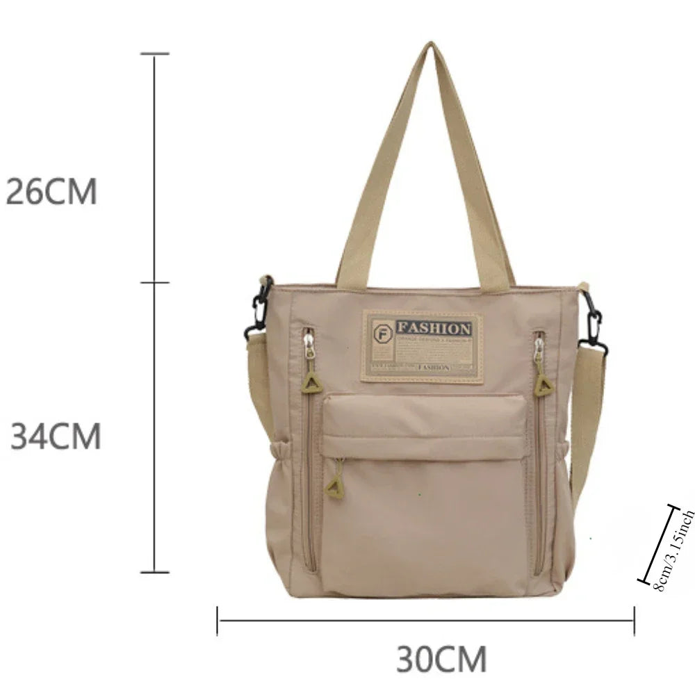 K-Style Multi-Pocket University Tote