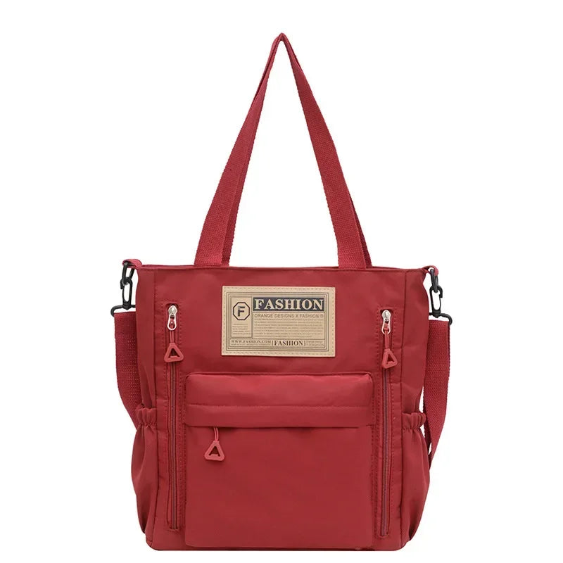 K-Style Multi-Pocket University Tote