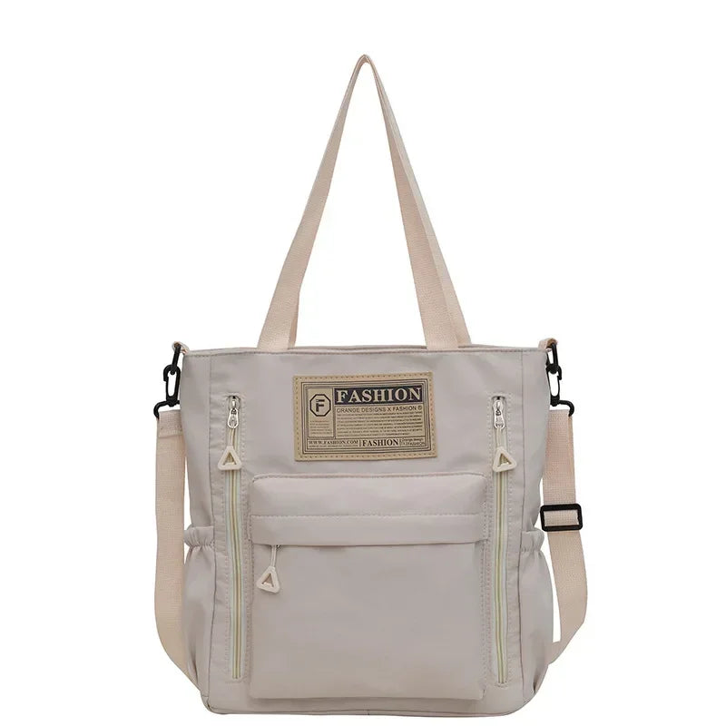 K-Style Multi-Pocket University Tote