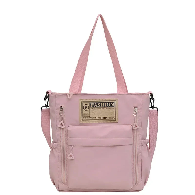 K-Style Multi-Pocket University Tote
