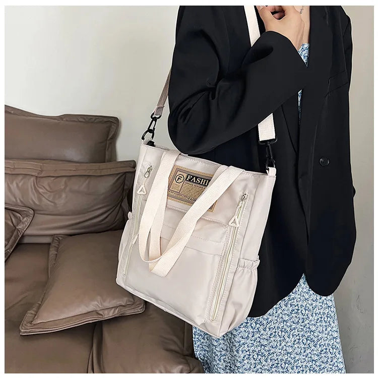 K-Style Multi-Pocket University Tote