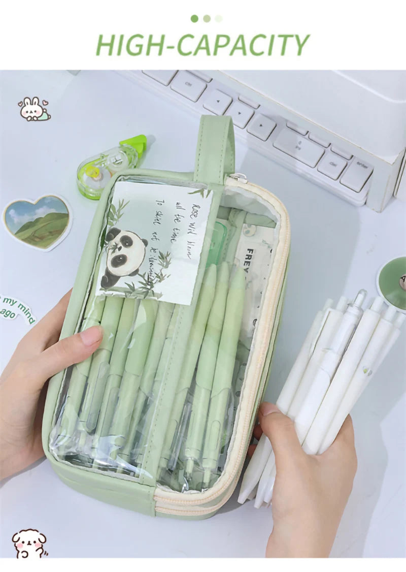 Transparent School Supplies Bag