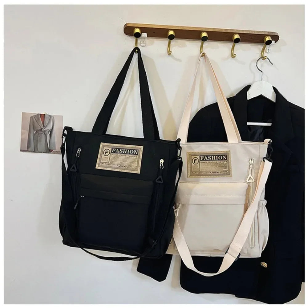 K-Style Multi-Pocket University Tote
