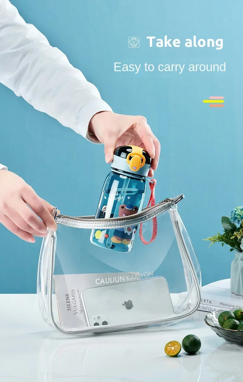 Cute Bear Kids' Water Bottle with Lock