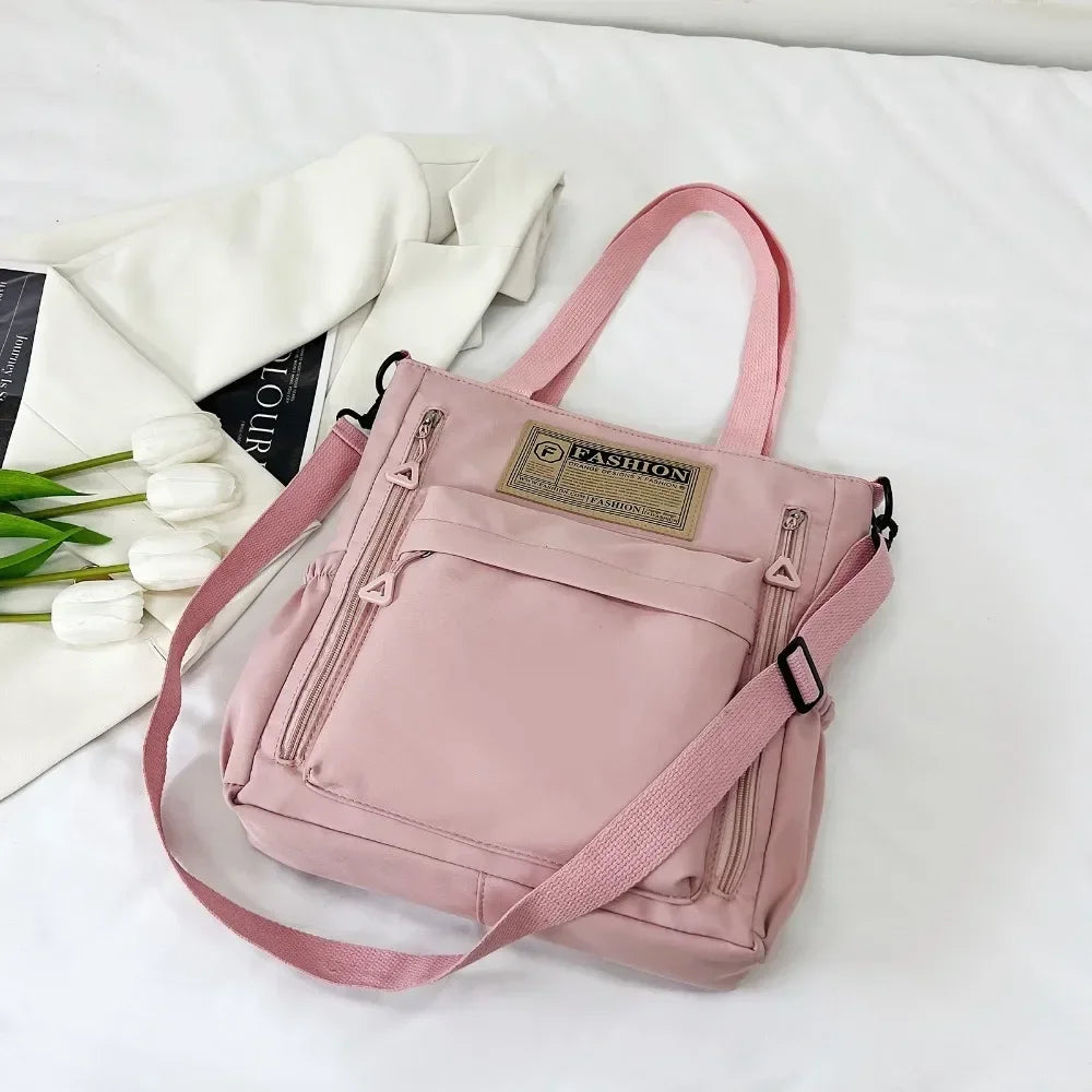 K-Style Multi-Pocket University Tote