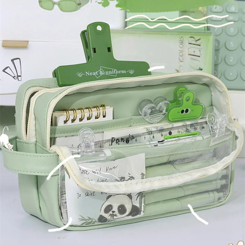 Transparent School Supplies Bag