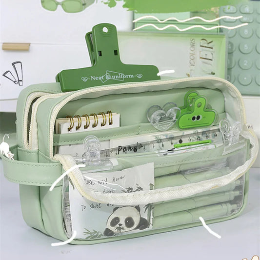 Transparent School Supplies Bag