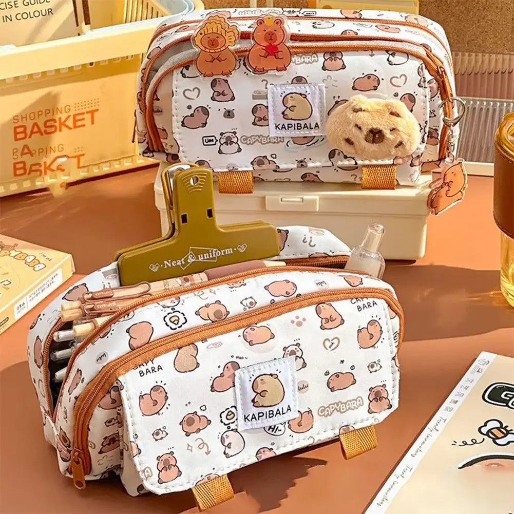 Cute Capybara Pencil Case