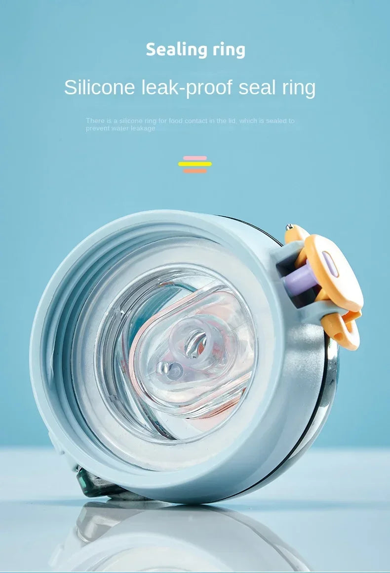 Cute Bear Kids' Water Bottle with Lock