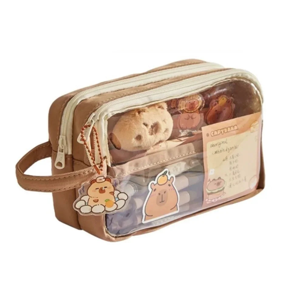 Aesthetic Capybara Pencil Bag