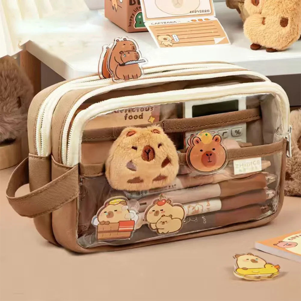 Aesthetic Capybara Pencil Bag