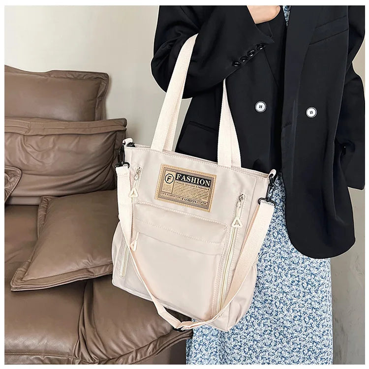 K-Style Multi-Pocket University Tote