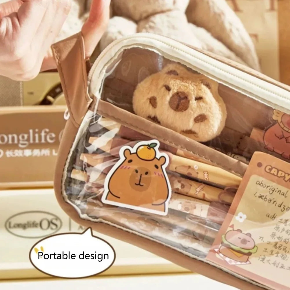 Aesthetic Capybara Pencil Bag