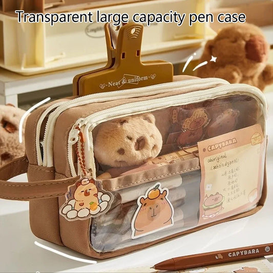 Aesthetic Capybara Pencil Bag